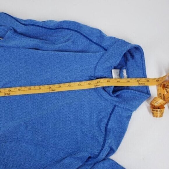 Levelwear Half Zip Pullover Blue Men's Size  Medium Long Sleeve Activewe… - Picture 10 of 11